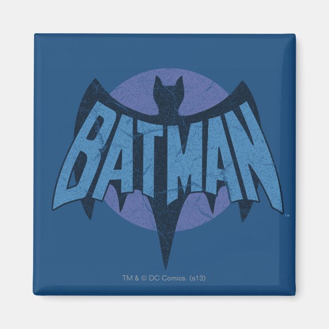Vintages Bat-Symbol Magnet (Vorne)