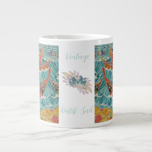 Vintages Batik-Segel, Spezialität Tasse