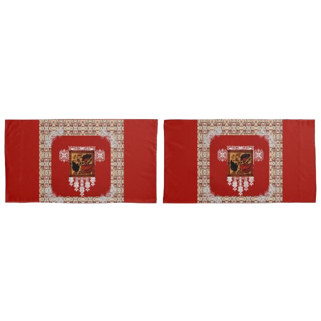 Vintages Bedding Design4u Kissenbezug (Vorderseite-Set)