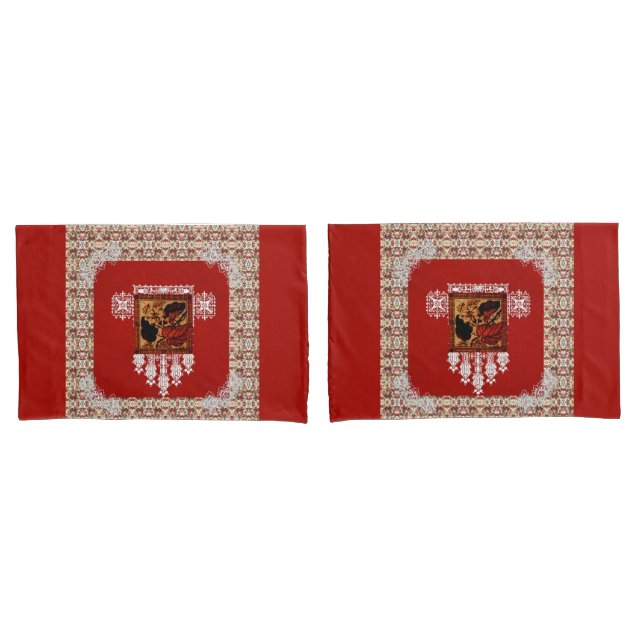Vintages Bedding Design4u Kissenbezug (Vorderseite-Set)