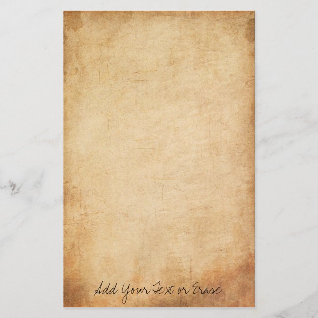 Vintages beflecktes stationäres Papier 2 (Vorderseite)