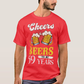 Vintages Beileid und Bier für meinen 59-jährigen G T-Shirt