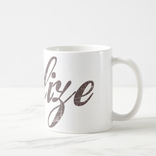 Vintages Belize Kaffeetasse (Rechts)