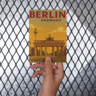 Vintages Berlin Deutschland Reisewerk Postkarte