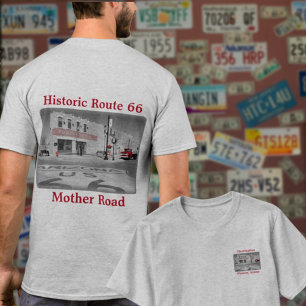 Vintages Bestimmungsort Winslow Arizona des Weg-66 T-Shirt