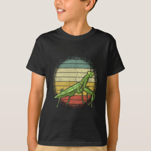 Vintages Betteln Mantis Fan-Kinder-Insekten-Fangge T-Shirt