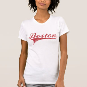 Vintages beunruhigtes Bostonballpark-Shirt T-Shirt