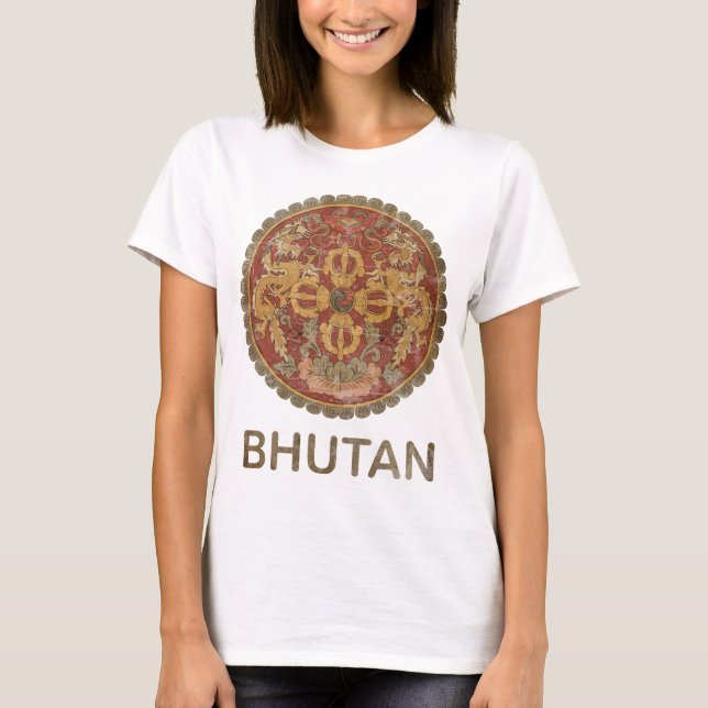 Vintages Bhutan T-Shirt (Vorderseite)