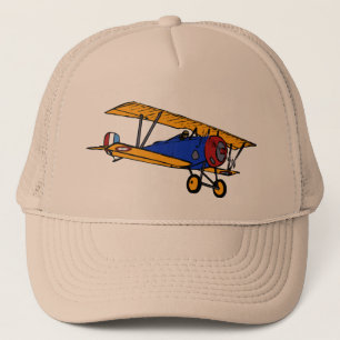 Vintages Bi-Flugzeug Truckerkappe