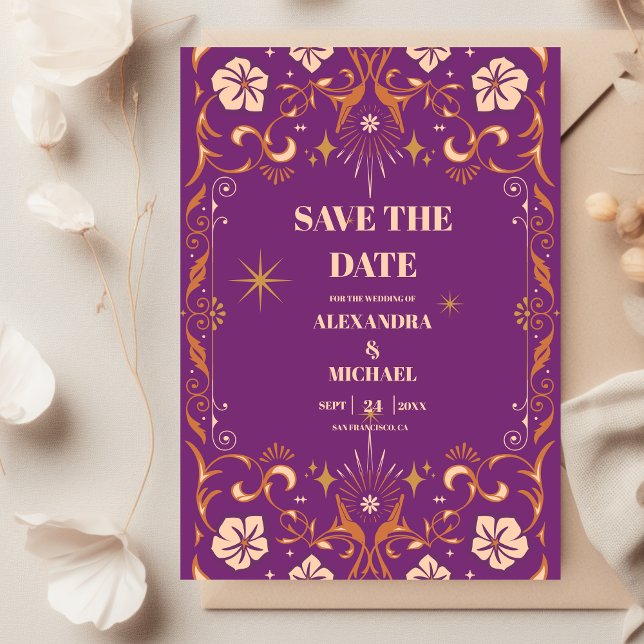Vintages Bibliotheksbuch Save The Date (Von Creator hochgeladen)