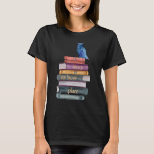 Vintages biblisches Sprichwort The Library is My H T-Shirt