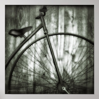 Vintages Bicycle Square Poster
