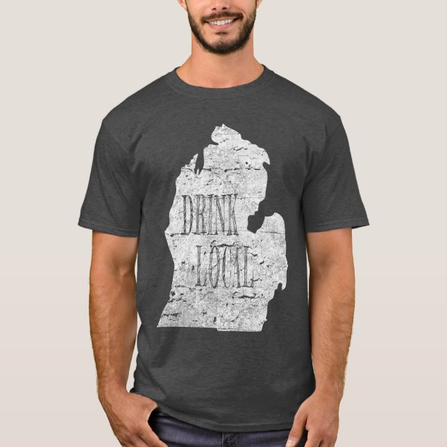 Vintages Bier aus der Region Drink T-Shirt (Vorderseite)