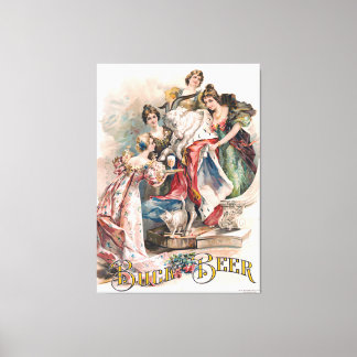 Vintages Bier-Werbeplakat Leinwanddruck