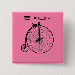 Vintages Bike Magnet Button