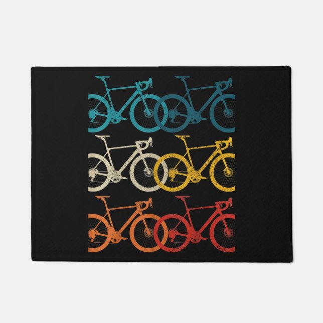Vintages Bike Rad Racing Rad Fußmatte (Vorderseite)