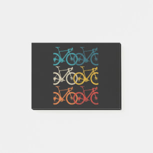 Vintages Bike Rad Racing Rad Post-it Klebezettel
