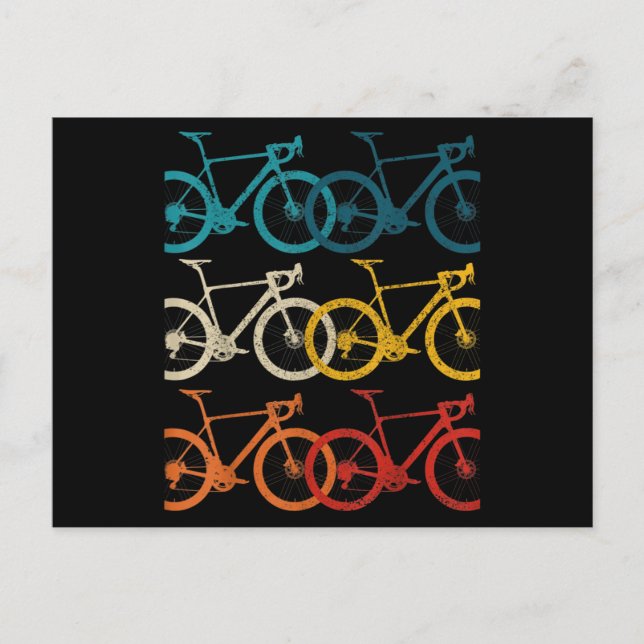 Vintages Bike Rad Racing Rad Postkarte (Vorderseite)