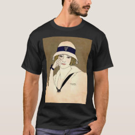 Vintages Bild eines Flappers T-Shirt