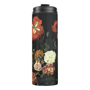 Vintages Bild Stillleben mit Blume Thermosbecher