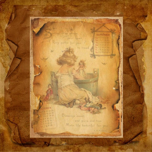 Vintages Bildgrungy-Scrapbook (Von Creator hochgeladen)