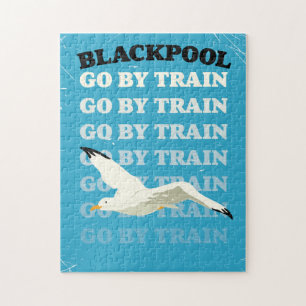 Vintages Blackpool-Strandposter
