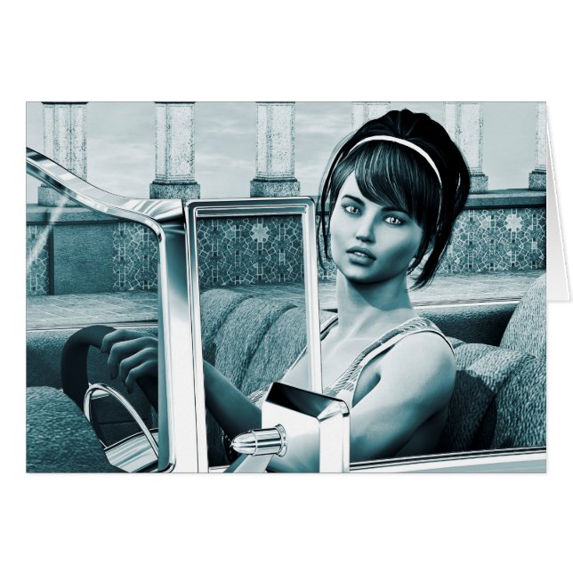 Vintages Blau (Vorderseite (Horizontal))