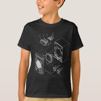 Vintages Blueprint - Lautsprecher Audio Lautsprech T-Shirt