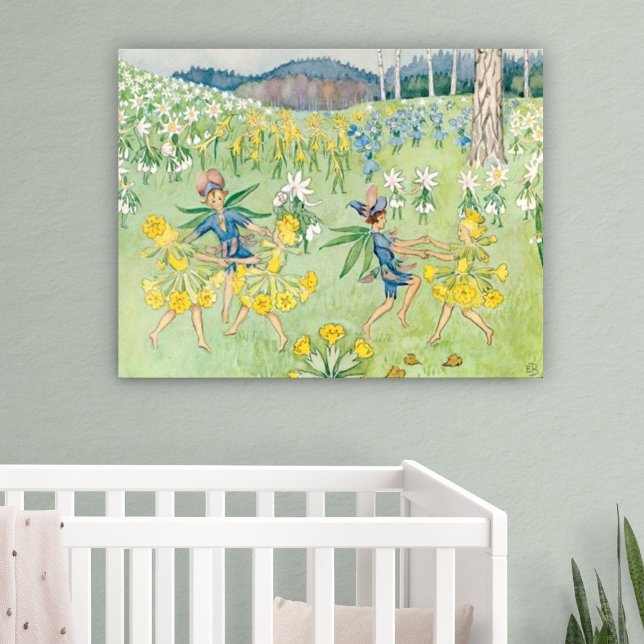 Vintages Blume Festival von Elsa Beskow Poster (Von Creator hochgeladen)