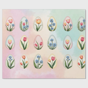 Vintages Blumenäi-Verpackungspapier Geschenkpapier