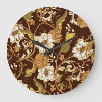 Vintages Blumenbarock: Magnolien, Rose Muster.