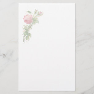 Vintages Blumenbriefpapier Briefpapier