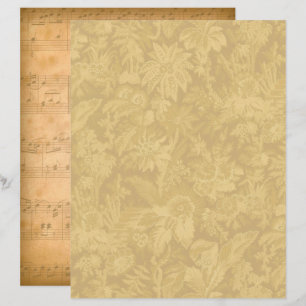 Vintages Blumenbuch/Musiksammlung - Marple Hall