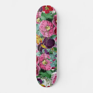 Vintages Blumenbündel Skateboard