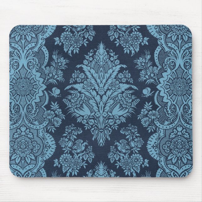 Vintages Blumendesign - Mousepad (Vorne)