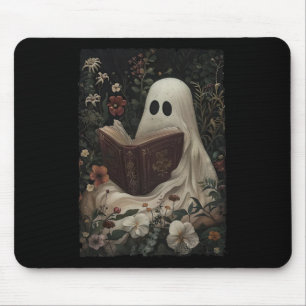 Vintages Blumengastbuch Halloween Costum Mousepad