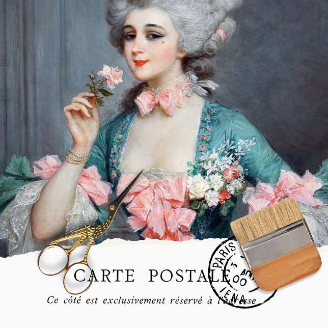 Vintages Blumenhaarpapier Seidenpapier (Von Creator hochgeladen)