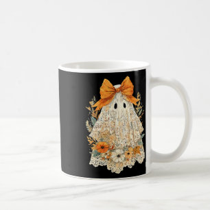 Vintages BlumenHalloween Fall Girly Ghost Lace Spi Kaffeetasse