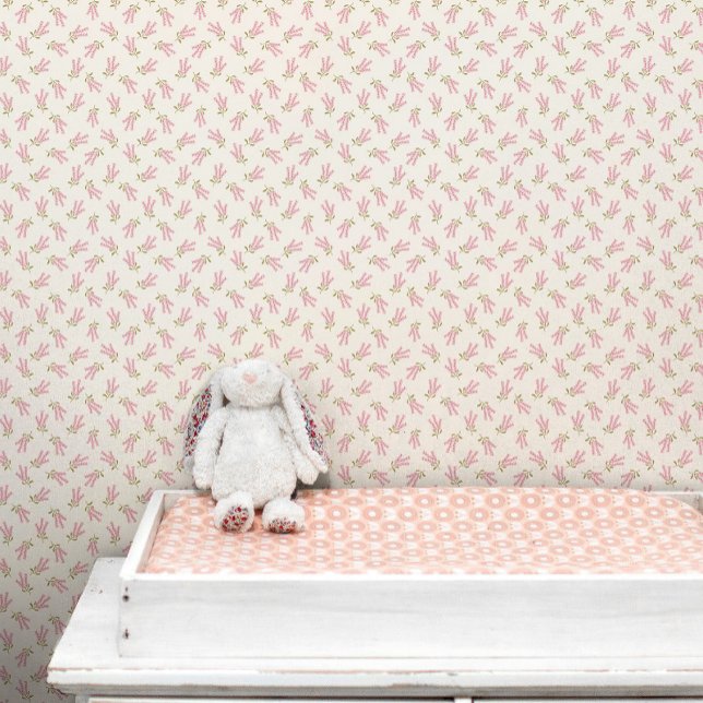 Vintages Blumenminimum Botanisches Hübsches Schlaf Tapete (Von Creator hochgeladen)