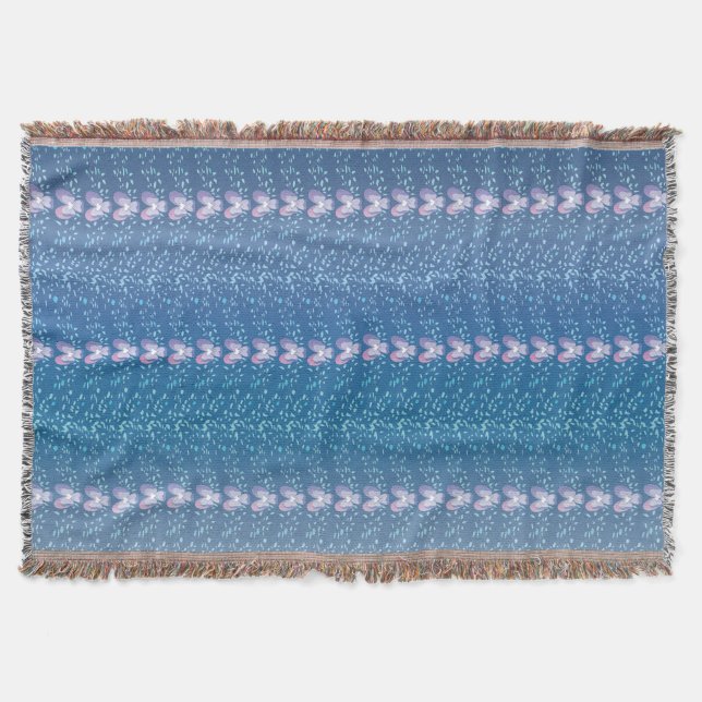 Vintages Blumenmuster Decke (Vorderseite)