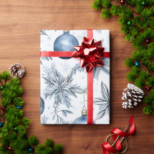 Vintages Blumenmuster Geschenkpapier