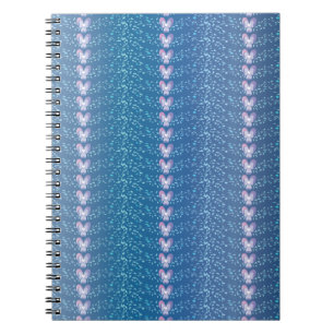 Vintages Blumenmuster Notizblock