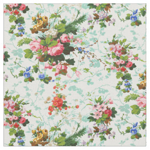 Vintages Blumenmuster Stoff