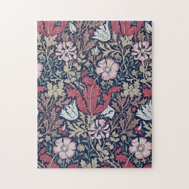 Vintages Blumenmuster, William Morris (Vertikal)
