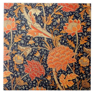 Vintages Blumenmuster, William Morris Fliese