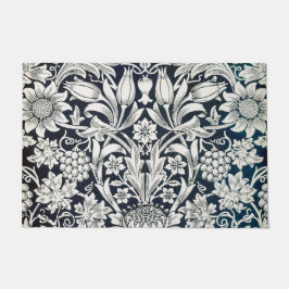 Vintages Blumenmuster, William Morris Fußmatte