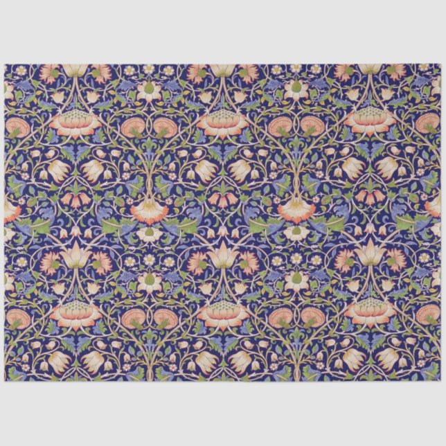 Vintages Blumenmuster, William Morris Seidenpapier (Vorderseite)