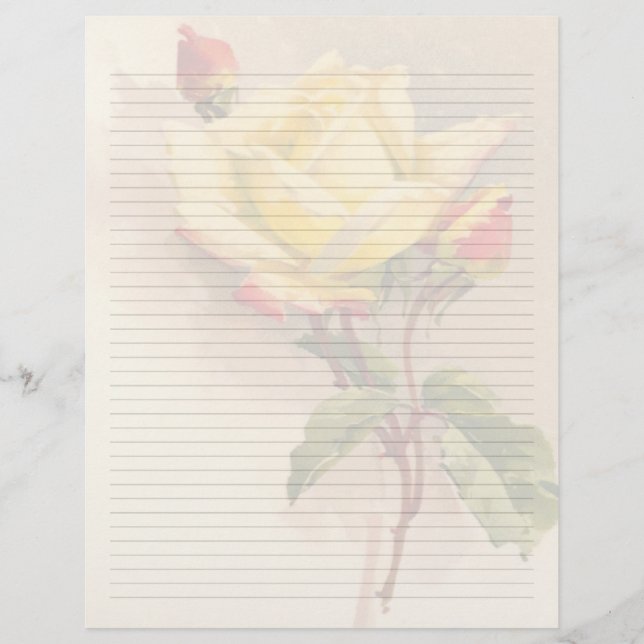 Vintages Blumensandpapier (Vorderseite)