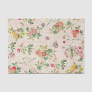 Vintages Blumenseidenpapier Seidenpapier