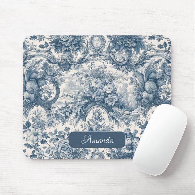 Vintages Blumenstrauß Mousepad (Mit Mouse)